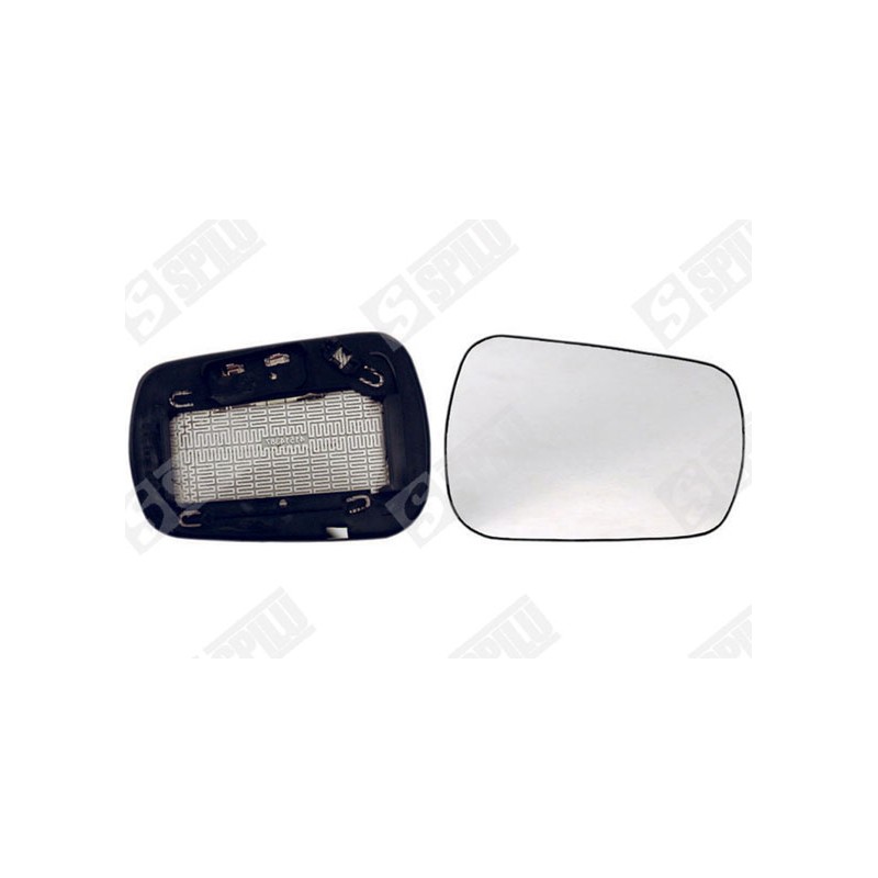 Verre de Rétroviseur Droit Pour Ford Fiesta V Van Fusion 1145851