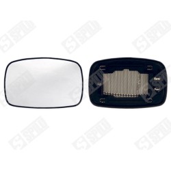 Verre de Rétroviseur Gauche Pour Ford Décapotable Fiesta Camionnette III IV