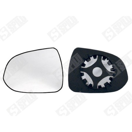 Verre de Rétroviseur Gauche Pour Honda Jazz II 76253SAAE01