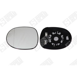 Verre de Rétroviseur Gauche Pour Honda Civic VIII Hatchback 76253SMGG31