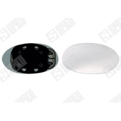 Verre de Rétroviseur Droit Pour Lancia Y 71711066