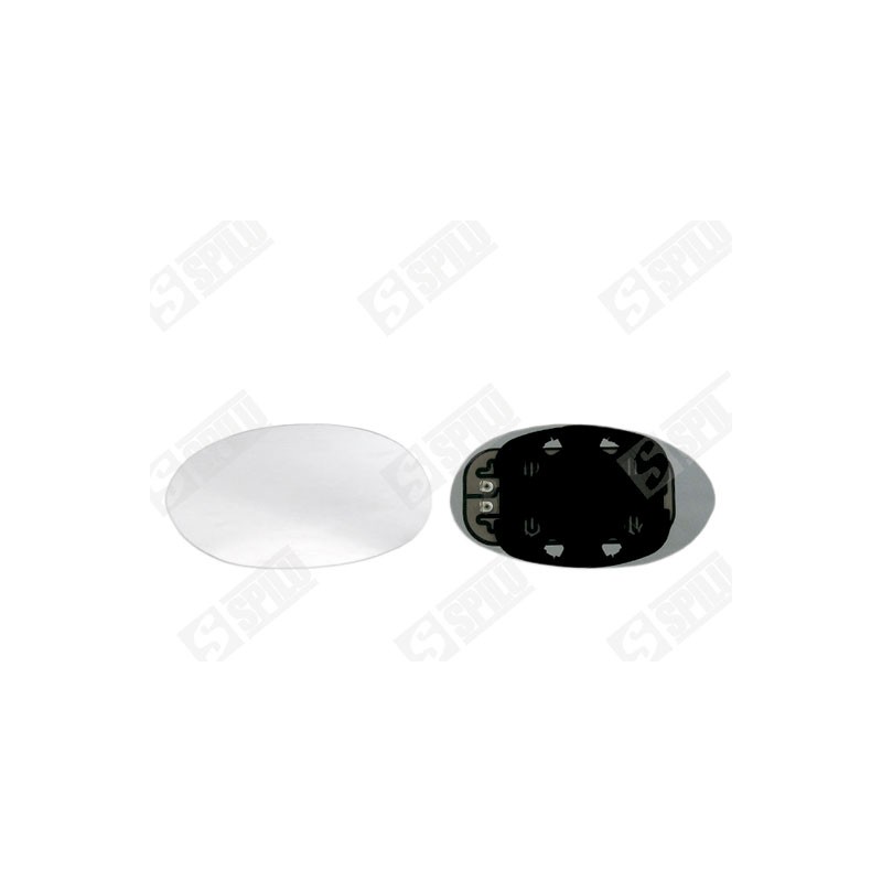 Verre de Rétroviseur Gauche Pour Lancia Y 71711064