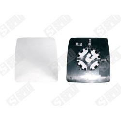 Verre de Rétroviseur Droit Pour Opel Combo Camionnette/Monospace Tour Vauxhall