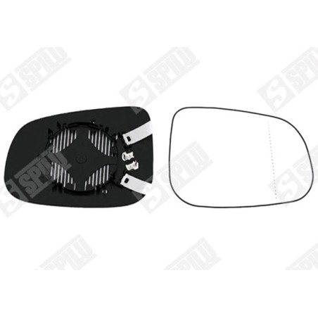 Verre de Rétroviseur Droit Pour Volvo C30 C70 II Décapotable S40 S60 30716486