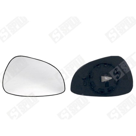 Verre de Rétroviseur Gauche Pour Ford B-Max Van Fiesta A Trois Volumes 1671412