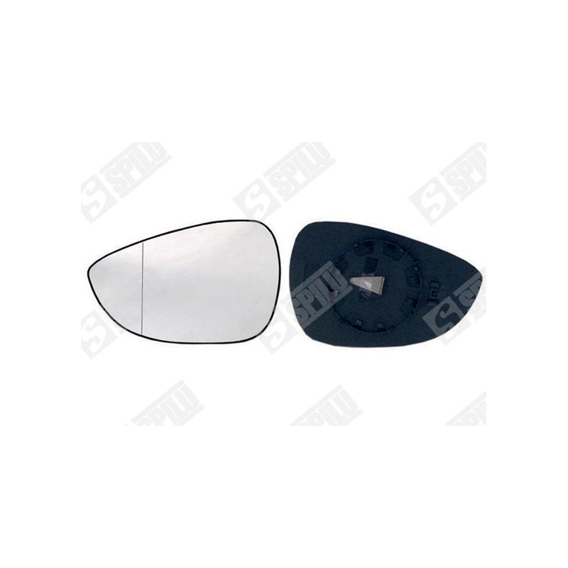 Verre de Rétroviseur Droit Pour Ford B-Max Van Fiesta A Trois Volumes 1514083