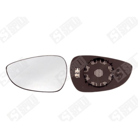 Verre de Rétroviseur Gauche Pour Ford B-Max Van Fiesta A Trois Volumes 1671414