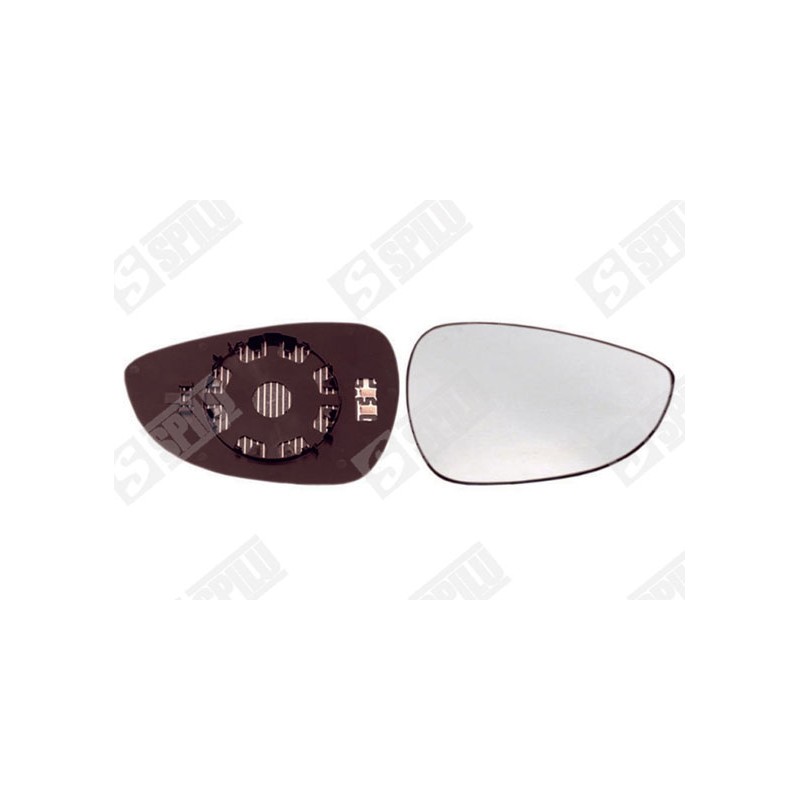 Verre de Rétroviseur Droit Pour Ford B-Max Van Fiesta A Trois Volumes 1531440