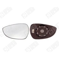 Verre de Rétroviseur Gauche Pour Ford B-Max Van Fiesta A Trois Volumes 1671414