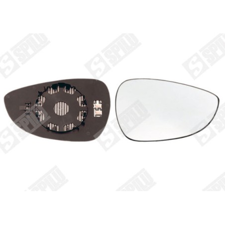 Verre de Rétroviseur Droit Pour Ford B-Max Van Fiesta A Trois Volumes 1531440