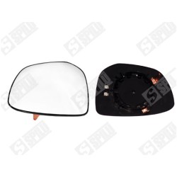 Verre de Rétroviseur Gauche Pour Nissan Qashqai II SUV X-Trail 96366-4EA1A