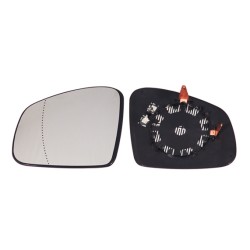 Verre de Rétroviseur Gauche Pour Renault Twingo III Smart Décapotable