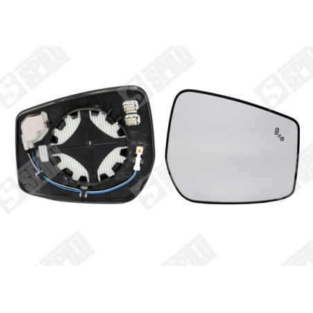 Verre de Rétroviseur Droit Pour Nissan Note 963653VF0C