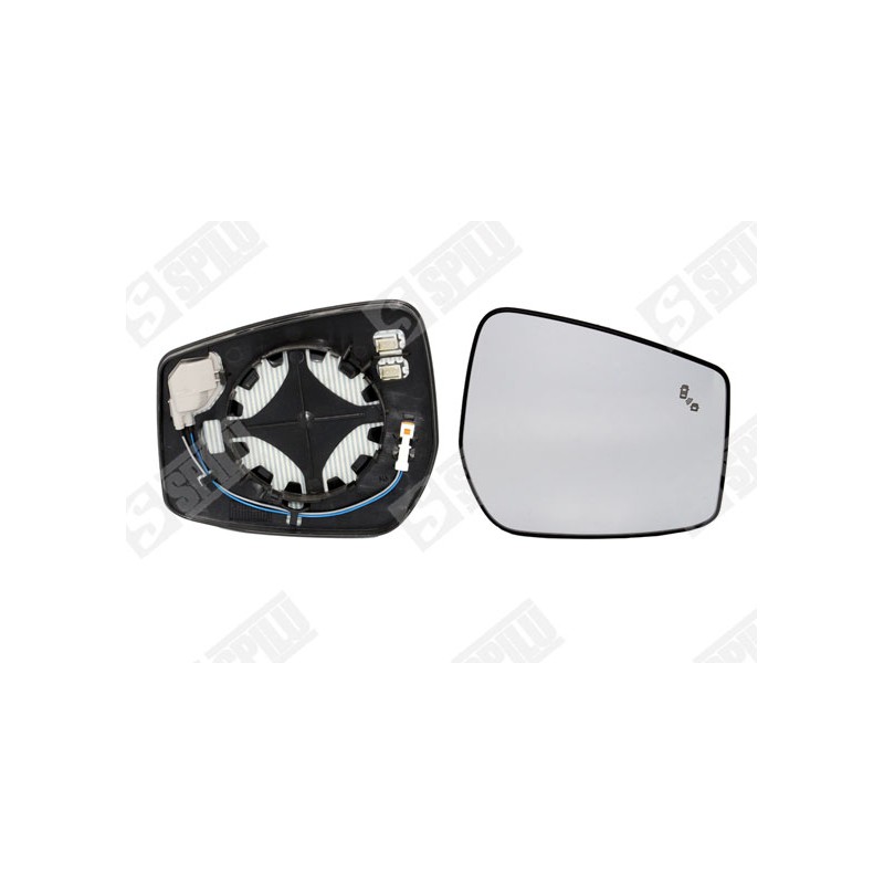 Verre de Rétroviseur Droit Pour Nissan Note 963653VF0C