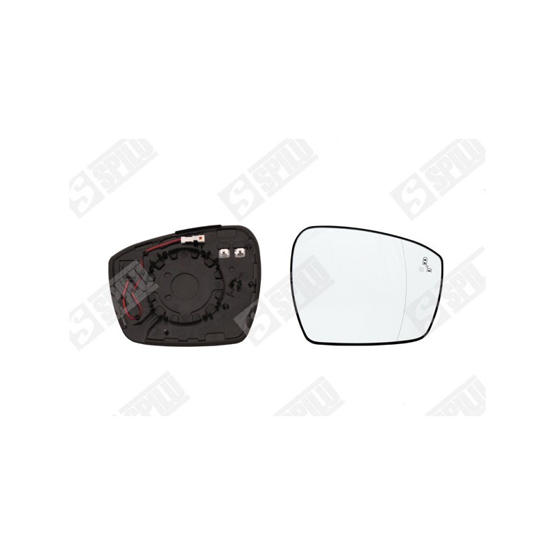 Verre de Rétroviseur Droit Pour Ford S-Max 5349088