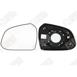 Verre de Rétroviseur Gauche Pour Hyundai i10 A Trois Volumes 87611B9000
