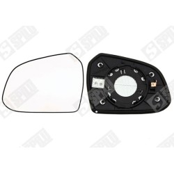 Verre de Rétroviseur Gauche Pour Hyundai i10 A Trois Volumes 87611B9010
