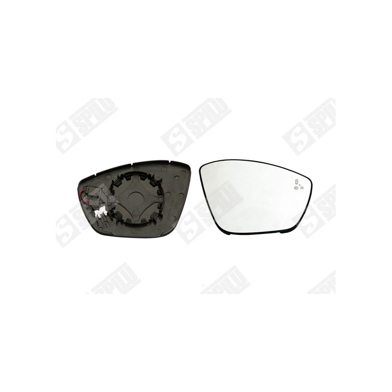 Verre de Rétroviseur Droit Pour Peugeot 308 Camionnette - 3/5 Portes 1610707880
