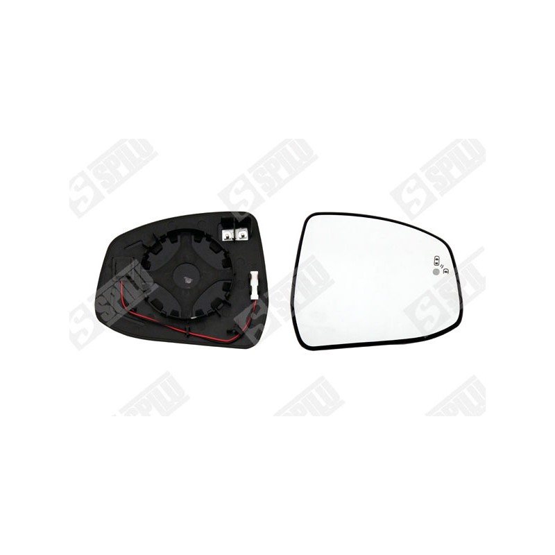 Verre de Rétroviseur Droit Pour Ford Focus III A Trois Volumes