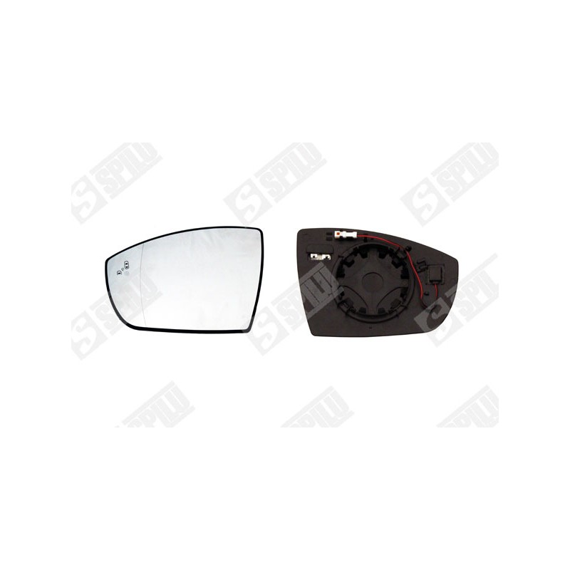 Verre de Rétroviseur Gauche Pour Ford Kuga II Van 5220901