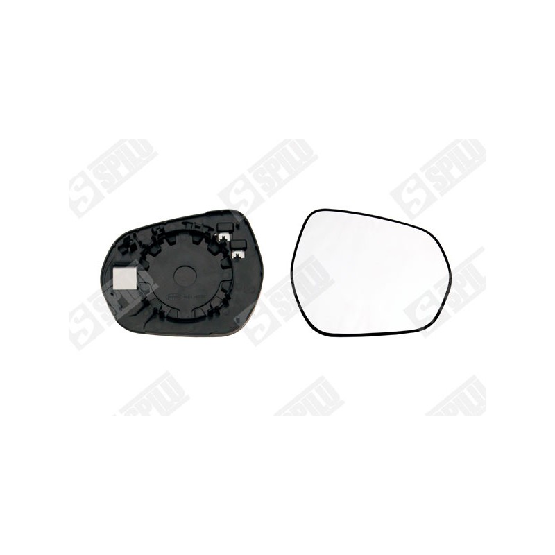 Verre de Rétroviseur Droit Pour Ford Fiesta VII Van 2087317