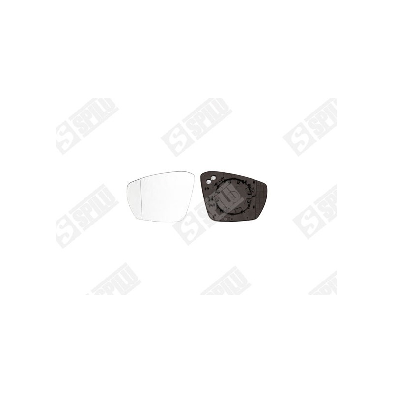 Verre de Rétroviseur Gauche Pour VW T-ROC 2GA857521C