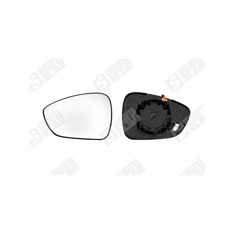 Verre de Rétroviseur Gauche Pour Opel Crossland X Van Citroën C3 Aircross II