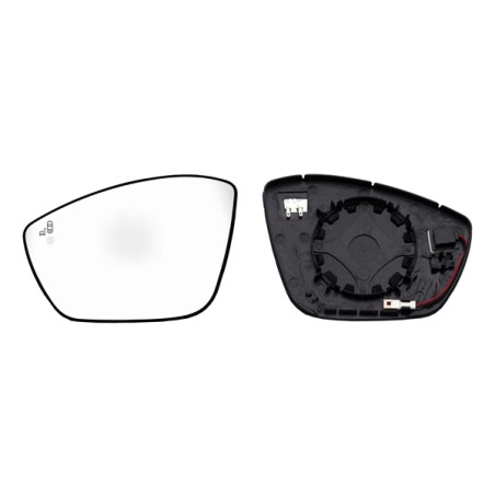 Verre de Rétroviseur Gauche Pour Peugeot Opel Citroën C3 III Lancia 1618096180
