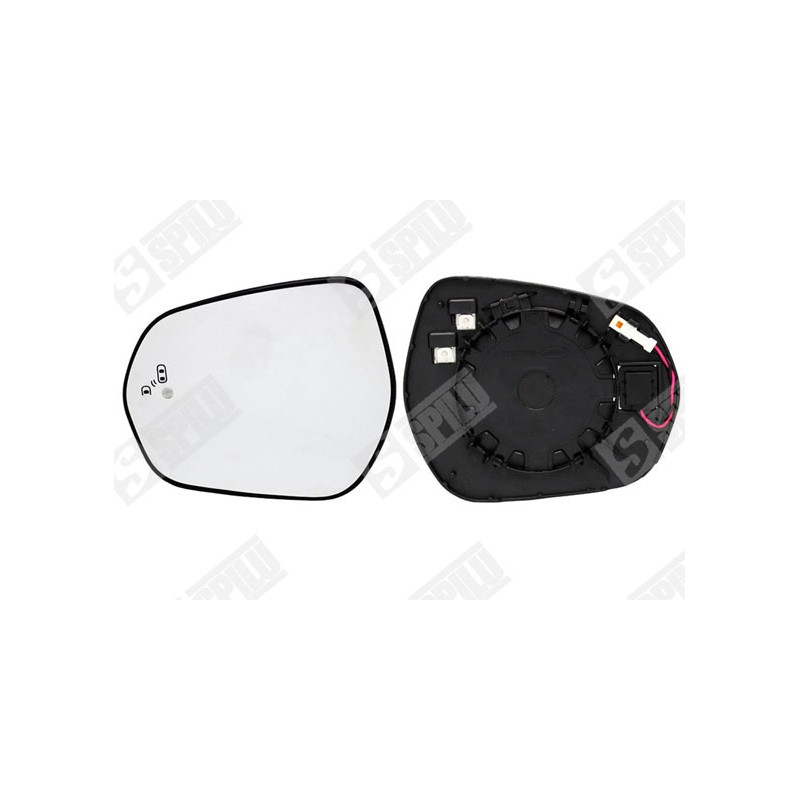 Verre de Rétroviseur Gauche Pour Ford Fiesta VII Van 2087333