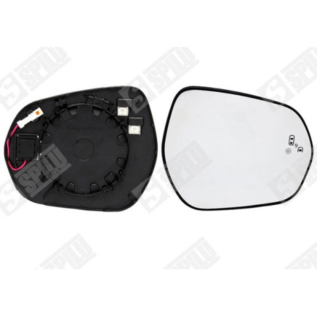 Verre de Rétroviseur Droit Pour Ford Fiesta VII Van 2087325