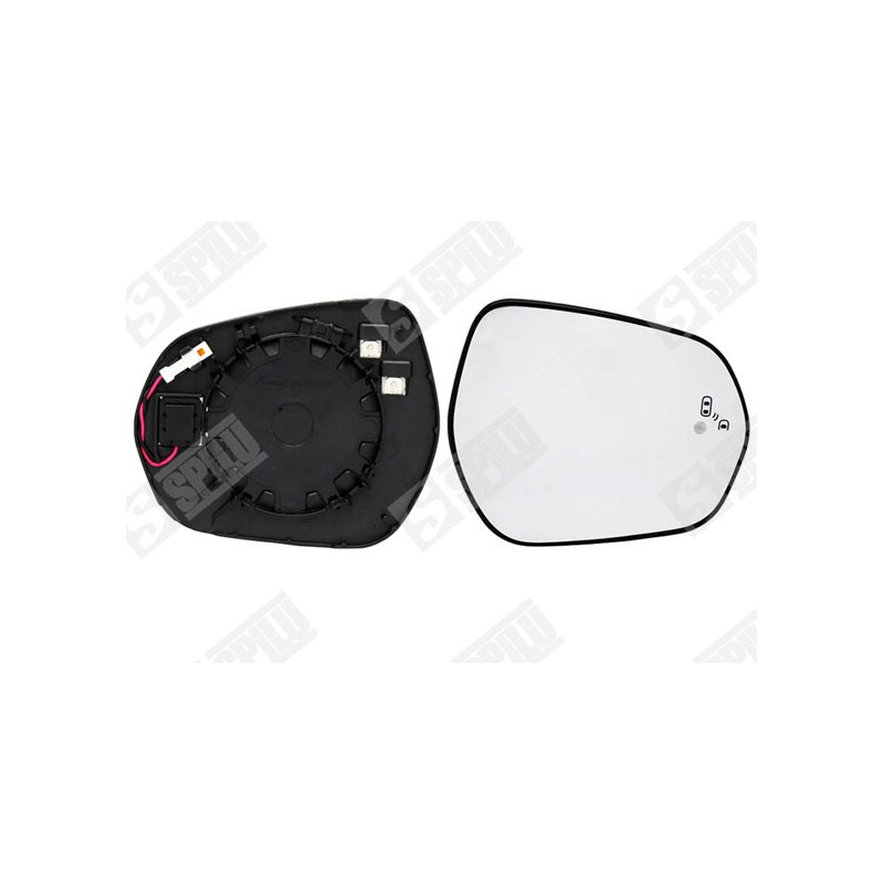 Verre de Rétroviseur Droit Pour Ford Fiesta VII Van 2087325