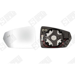 Verre de Rétroviseur Gauche Pour VW Polo Audi A1 Allstreet City Carver