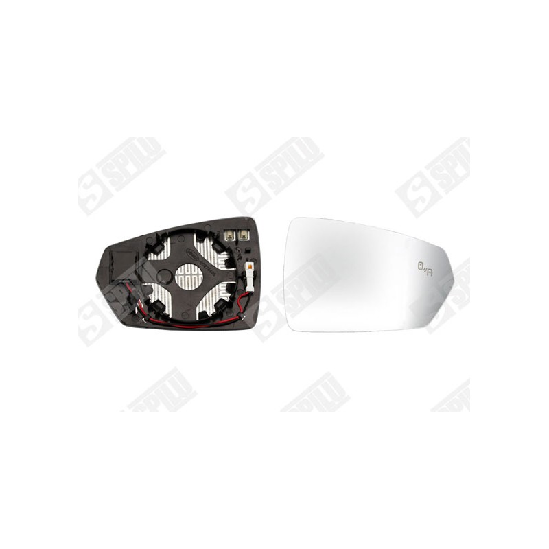 Verre de Rétroviseur Droit Pour VW Polo Audi A1 Allstreet City Carver Sportback