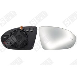 Verre de Rétroviseur Droit Pour Opel Astra K Camionnette/Break 13396533