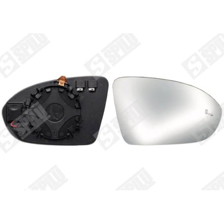 Verre de Rétroviseur Droit Pour Opel Astra K Camionnette/Break 13396533