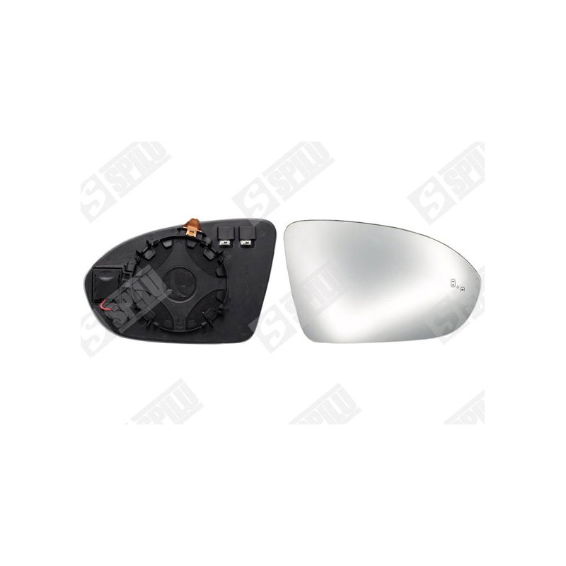 Verre de Rétroviseur Droit Pour Opel Astra K Camionnette/Break 13396533