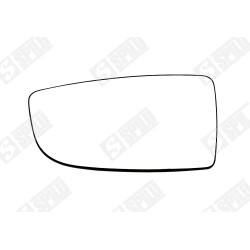 Verre de Rétroviseur Gauche Pour Ford Transit V363 Autobus/Autocar 1837870
