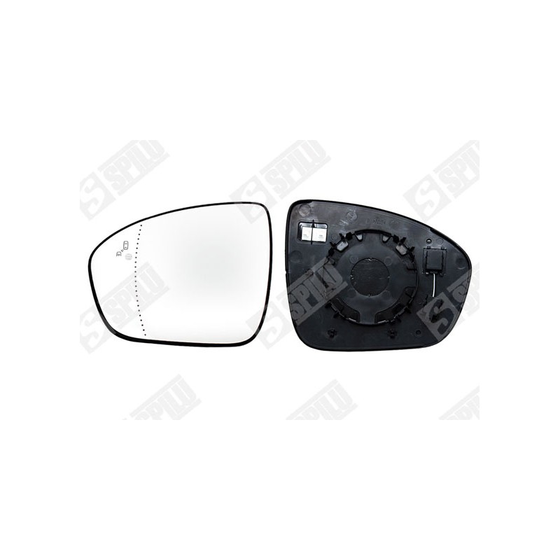 Verre de Rétroviseur Gauche Pour Renault Captur II Mitsubishi ASX 963668349R