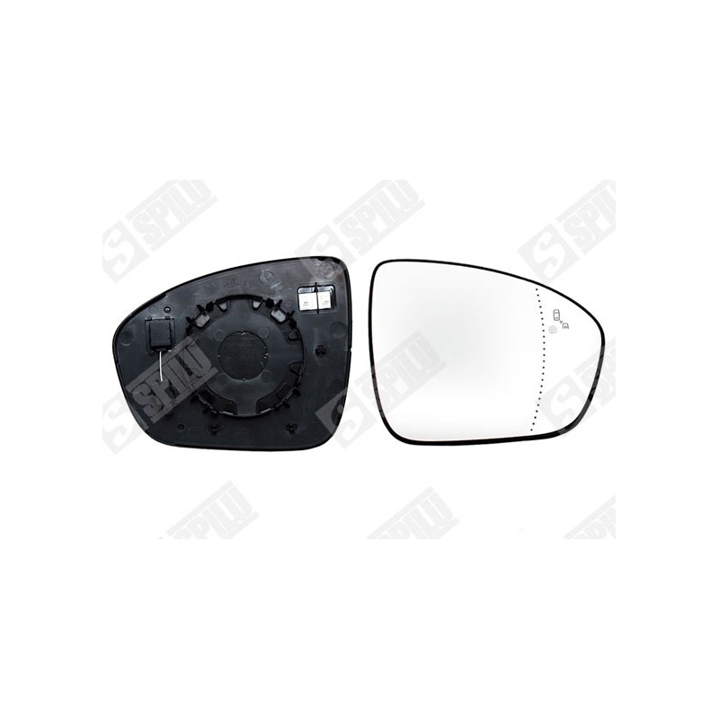 Verre de Rétroviseur Droit Pour Renault Captur II Mitsubishi ASX 963652775R