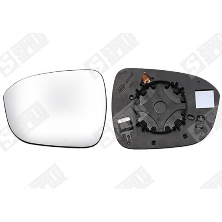 Verre de Rétroviseur Gauche Pour Nissan Juke Qashqai III 963656PA2A