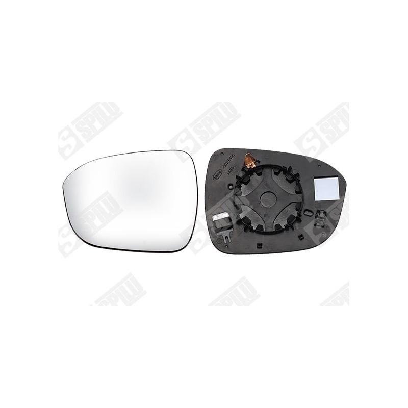 Verre de Rétroviseur Gauche Pour Nissan Juke Qashqai III 963656PA2A