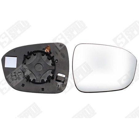 Verre de Rétroviseur Droit Pour Nissan Juke Qashqai III 963666PA2A