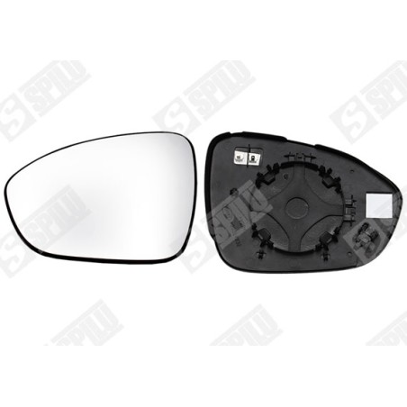 Verre de Rétroviseur Gauche Pour Dacia Jogger Logan III Sandero 963666355R