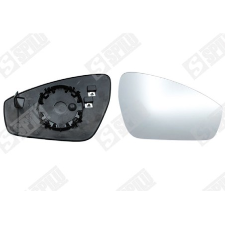 Verre de Rétroviseur Droit Pour VW Audi Skoda Enyaq IV Coupé SUV 11B857522