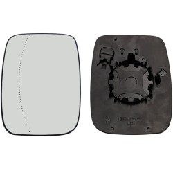 Verre de Rétroviseur Gauche Pour Renault Trafic III Autobus/Autocar Camionnette