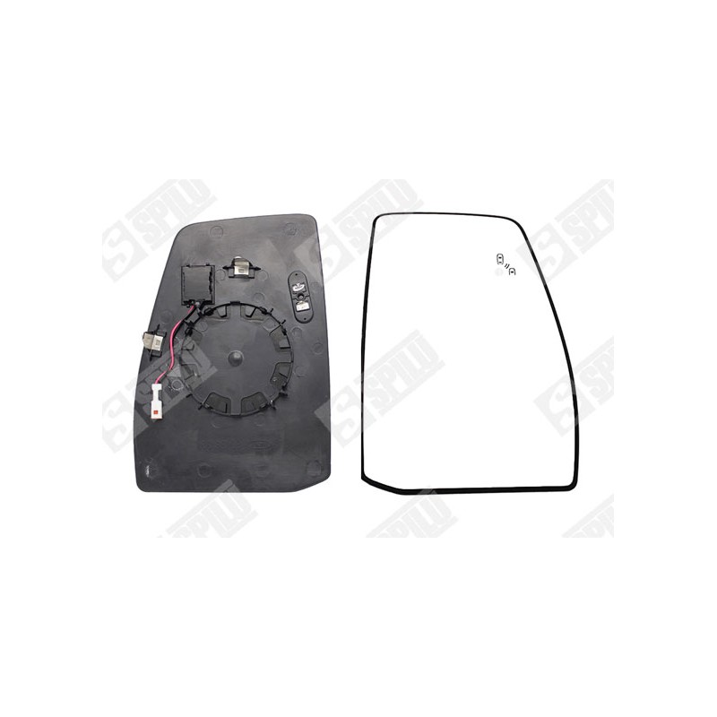 Verre de Rétroviseur Droit Pour Ford 2174997