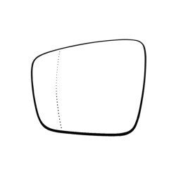 Verre de Rétroviseur Gauche Pour Renault Nissan MERCEDES 963663355R 96366-00Q2B
