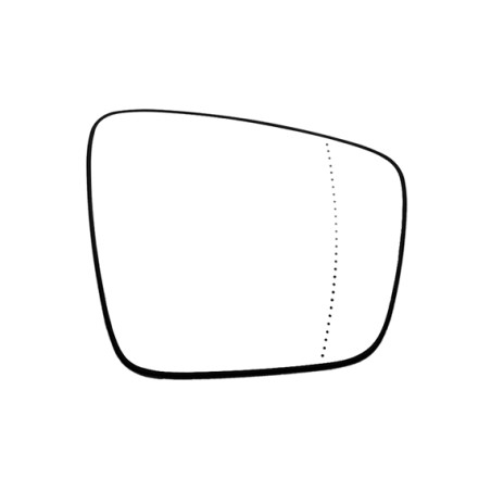 Verre de Rétroviseur Droit Pour Renault Nissan MERCEDES 963654524R 96365-00Q1L