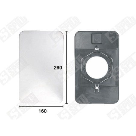 Verre de Rétroviseur Pour IVECO EUROCARGO I-III EUROSTAR EUROTECH MH 42558713