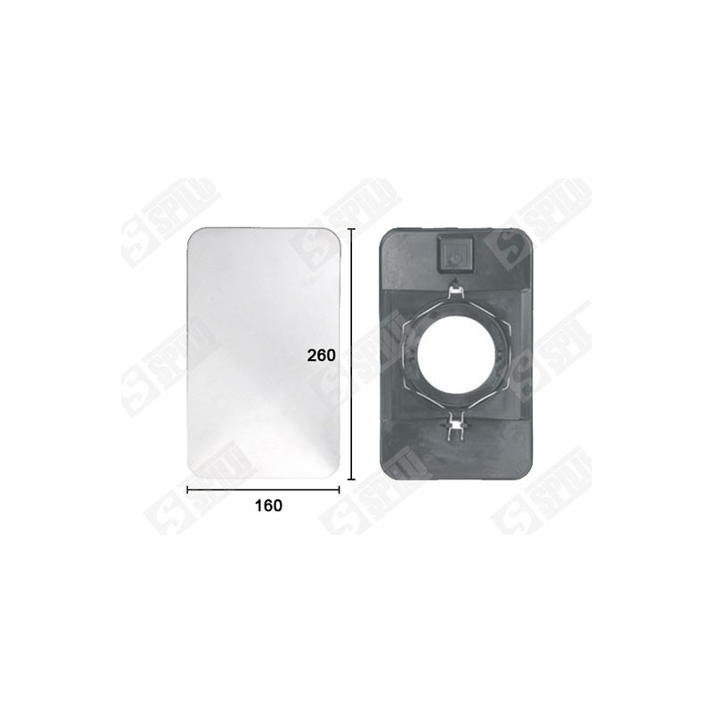 Verre de Rétroviseur Pour IVECO EUROCARGO I-III EUROSTAR EUROTECH MH 42558713